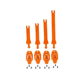 Kit fibbie/cinghie ACERBIS arancio per Stivali X-TEAM