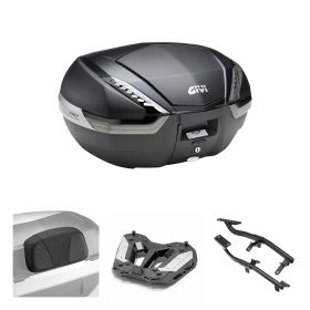GIVI V47 TECH Carbon Smoke Topcase-Kit 47L für BMW