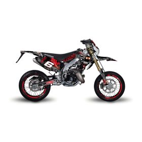 Kit grafiche Stage6 rosso/nero per Honda Hm 50