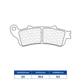 CL-BREMSEN Sintermetall-Bremsbelagsatz