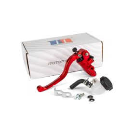 Pompe de frein avant radiale MOTOFORCE RACING avec levier rouge