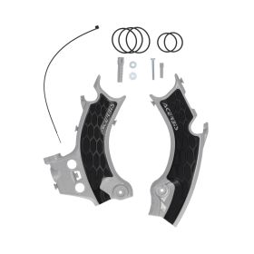Paratelaio ACERBIS X-Grip argento/nero per HONDA