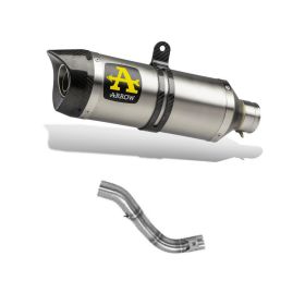 ARROW Thunder Slip-On Rennschalldämpfer Aluminium Carby Kappe Honda CRF 250 Rally