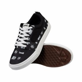 LEATT MTB Shoes Flat 1.0 Black/White Flat Sole for Stability Control