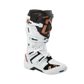 Stivali moto LEATT Moto 4.5 bianco nero chiusura SideLock