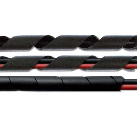 SPIRALSCHLAUCH SCHWARZ 1.5 M KS15 CABLE COVER BLACK NEU