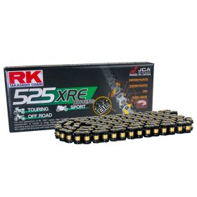 RK Übertragungs-Kit Kette XRE Schwarz 104-525 Zahnrad 40z Ritzel 15z für Suzuki