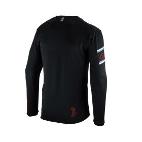 Maglia MTB LEATT Enduro 4.0 maniche lunghe nero tessuto IceYarn