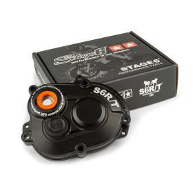 STAGE6 R/T MK2 Getriebeabdeckung Schwarz für Piaggio Zip