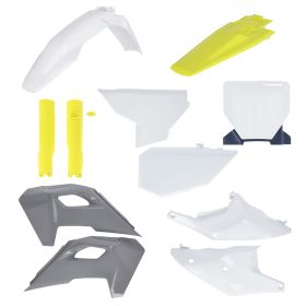 ACERBIS Verkleidungskit 11 Teile 2023 Modell Gelb/Weiß/Grau für HUSQVARNA