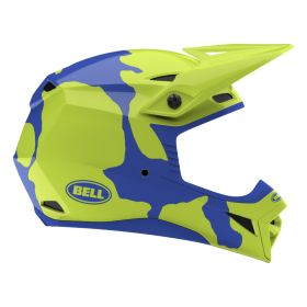 Casque motocross BELL Mx-10 Mips Camo jaune bleu