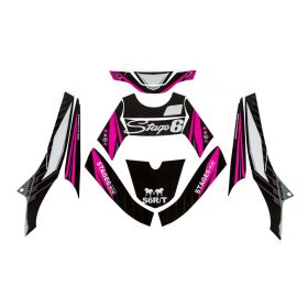 Stage6 Pink Deco Graphics Kit for Yamaha Bws after 2004