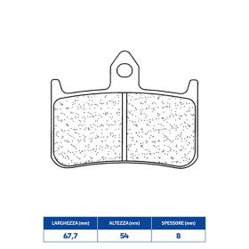 CL FREINS Paire de plaquettes de frein en composé fritté pour HONDA