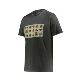 LEATT All-Mountain 2.0 T-shirt VTT respirante jaune TENCEL™ avec dos long