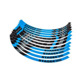 Kit adesivo cerchione 17 pollici STAGE6 blu