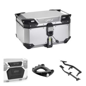Kit bauletto GIVI OUTBACK EVO SMART anodizzato per BMW F 800 GT / R / ST