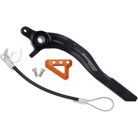 Pedale freno arancio alluminio per KTM sx/exc