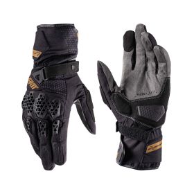 Gants moto LEATT ADV HydraDri 6.5 Stealth noir gris imperméables