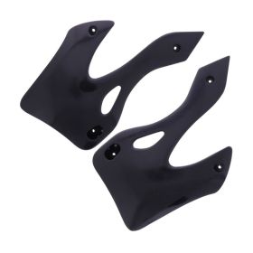 Coppia fianchetti radiatore POLISPORT nero per Kawasaki KX