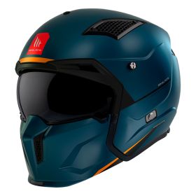 Modular Helm MT Helmets Streetfighter SV S Solid A7 Blau Matt