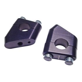 Riser manubrio nero 35mm per manubri 22mm