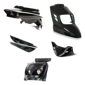 BCD RX Schwarzes Verkleidungskit für Yamaha BWS nach 2004
