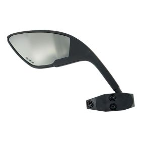 Specchietto Sinistro Universale BCD STYLE TT ENDURO Nero Bianco Pieghevole D. 22