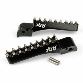 STR8 MX EVO CNC Beifahrerfußrasten Schwarz BETA RR 50