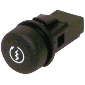 HANDLEBAR BUTTON AVVIAMENTO TONDO BLACK BCR FOR PIAGGIO 50 125 250