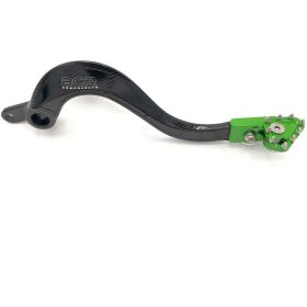 PEDAL BRAKE LEVER RIGHT BCR KAWASAKI KXF 250 BLACK GREEN