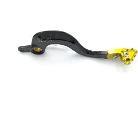 PEDAL BRAKE LEVER RIGHT BCR SUZUKI RMZ 450 '08-13 BLACK / YELLOW