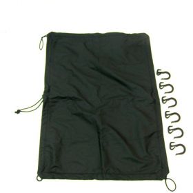 ELASTICATED NET WITH WATERPROOF COVER AND PLASTICATED HOOKS LUGGAGE MOTORBIKE