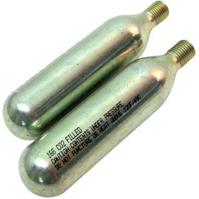 SET OF 2 CARTRIDGES CO2 16G SPARE PART FOR REPAIR KIT TUBELESS