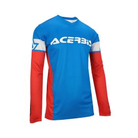 ACERBIS Off Road Trikot Polyester MX J-Track Inc 2.0 Blau/Rot