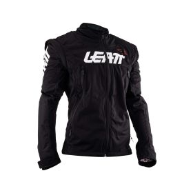 LEATT Moto 4.5 Lite Summer jacket black grey white waterproof