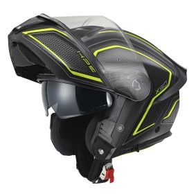 GIVI X50 Fiber Hologram Modular helmet black titanium yellow