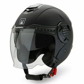 Jet Helm MPH DJ Solid Schwarz Matt