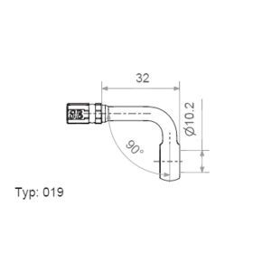 Connecteur en acier inoxydable JMT TYP019 10mm 20
