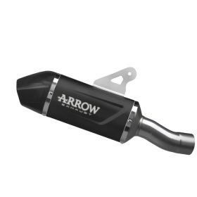 Marmitta Arrow Indy Race EVO alluminio nera fondello carby e collettore per BMW R 1300 GS