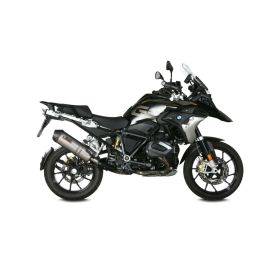 MIVV Silencieux Slip-on Ovale titane et embout carbone approuvé BMW R 1250 GS/Adventure