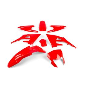 Kit carena 8 pezzi rosso Str8 per derbi x-treme dal 2018