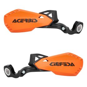 Garde-mains fermés Acerbis Orange/Noir Firstmoto