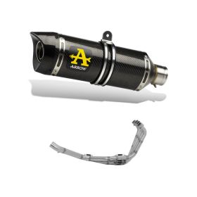 ARROW Thunder Carbon Slip-On Rennsportauspuff mit Carb Cap Collector für Honda CBR 650 R