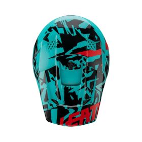 Frontino casco moto LEATT azzurro fuel per casco 3.5 taglia M-XXL
