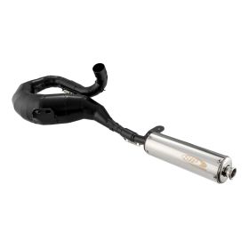 SIP PERFORMANCE 2.0 Racing Exhaust Black Steel 200cc for Vespa 200 Rally