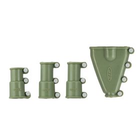 Kit en caoutchouc vert SIP RAL 6003 avec étiquette SIP pour Vespa 125 V1-15