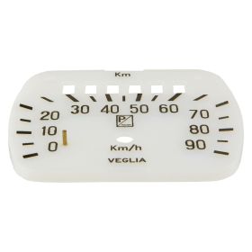 PASCOLI speedometer dial white 90km/h