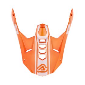 Visière ACERBIS Orange/Blanc pour casque AIRSTRIKE-C