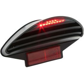 Fanalino Stop Posteriore BCD RX Nero Omologato CE