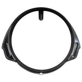 Cornice faro PREMIUM QUALITAT nero tondo D.160mm per Vespa PX/P200E